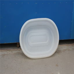 大号滚塑圆盆洗澡盆塑胶箱塑料箱塑料框物流箱食品箱
